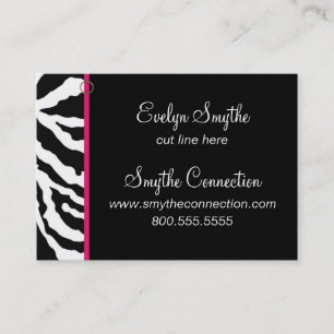 Zebra Print Business Card Template