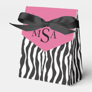 Zebra Print & Carriage Baby Shower Gift Box