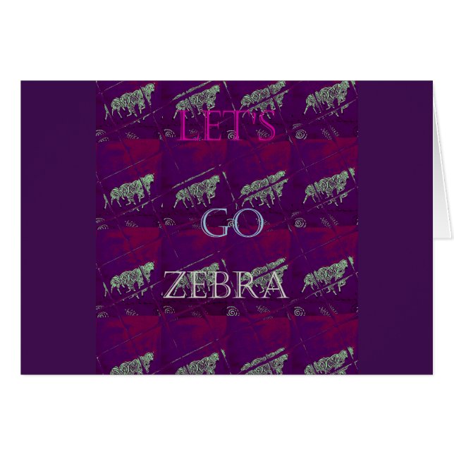 Zebra Print Décor: A Fun Design (Front Horizontal)