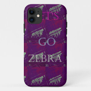 Zebra Print Décor: A Fun Design iPhone 11 Case