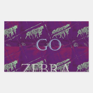 Zebra Print Décor: A Fun Design Sticker