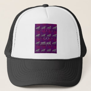 Zebra Print Décor: A Fun Design Trucker Hat