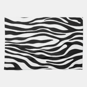 Zebra Print Design Kitchen Towel