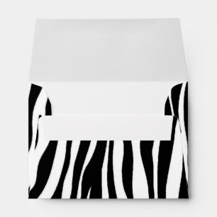 Zebra Print Envelope