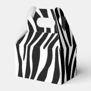 Zebra Print Favor Box