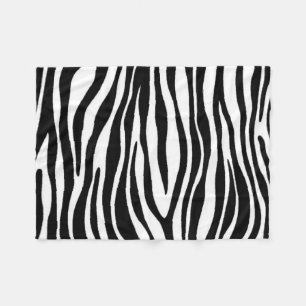 Zebra Print Fleece Blanket