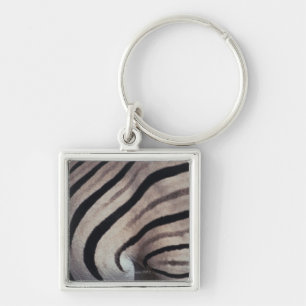 Zebra print keychain