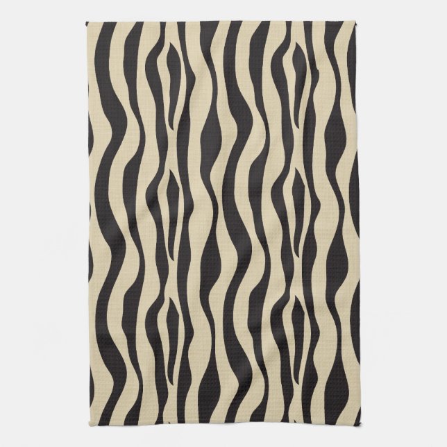 Zebra Print Kitchen Towel (Vertical)