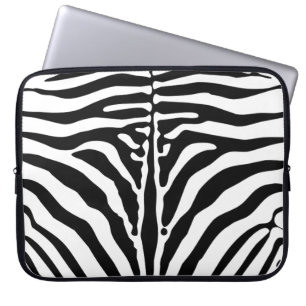 Zebra print laptop sleeve