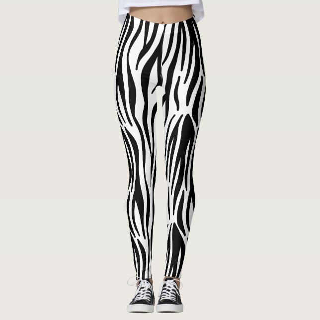 zebra print leggings (Front)