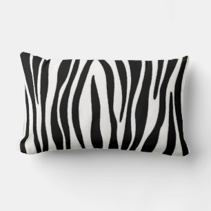 Zebra Print Lumbar Pillow
