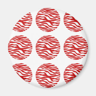 Zebra Print Magnet Pois
