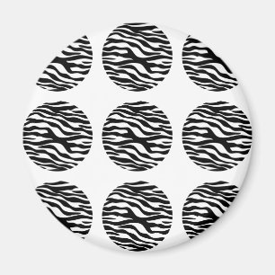 Zebra Print Magnet Pois