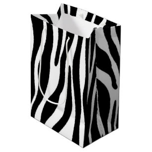 Zebra Print Medium Gift Bag