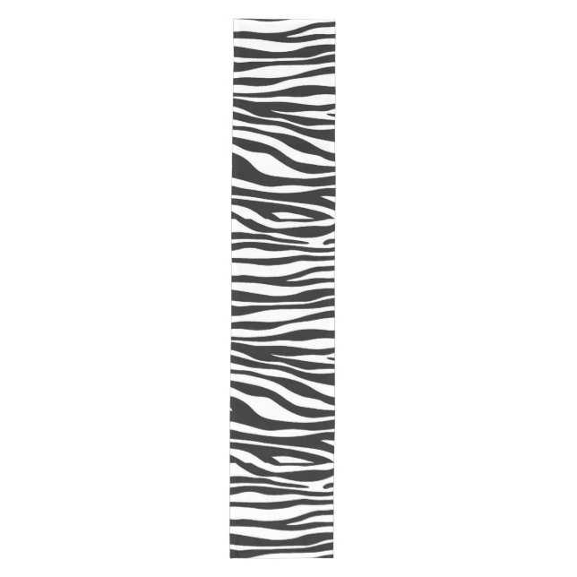 Zebra Print Medium Table Runner (Front)