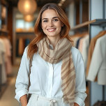 Zebra Print-Mocha Mousse Scarf<br><div class="desc">Elevate your wardrobe with this Mocha Mousse Zebra Print Scarf – a modern twist on a timeless classic. Featuring mocha mousse stripes over a creamy background, this chic animal print accessory blends seamlessly with any outfit. Its lightweight, versatile design makes it perfect for year-round wear—drape it around your shoulders, tie...</div>
