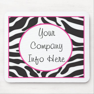 Zebra Print Mousepad