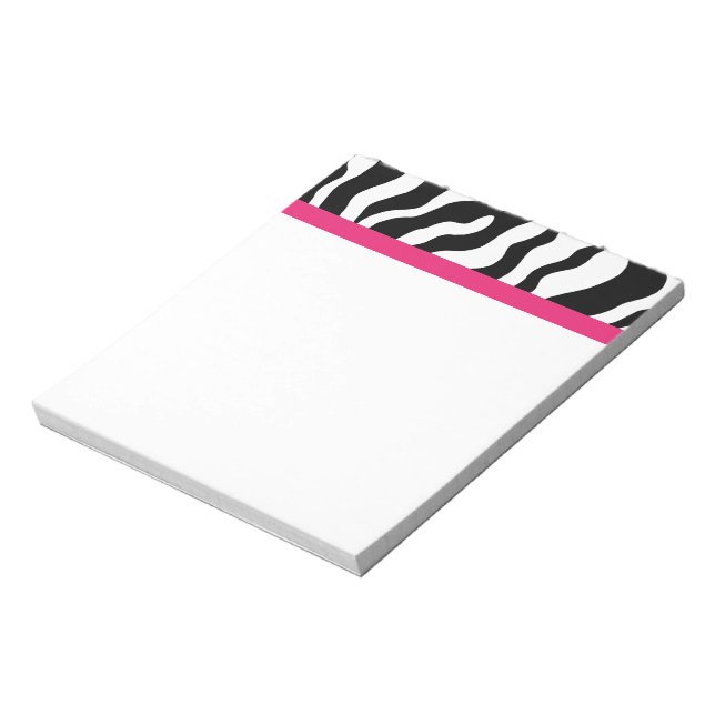 Zebra Print Notepad (Rotated)