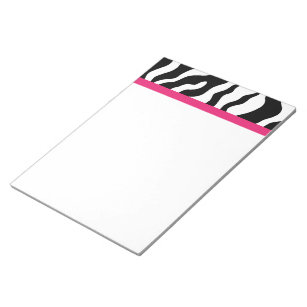 Zebra Print Notepad