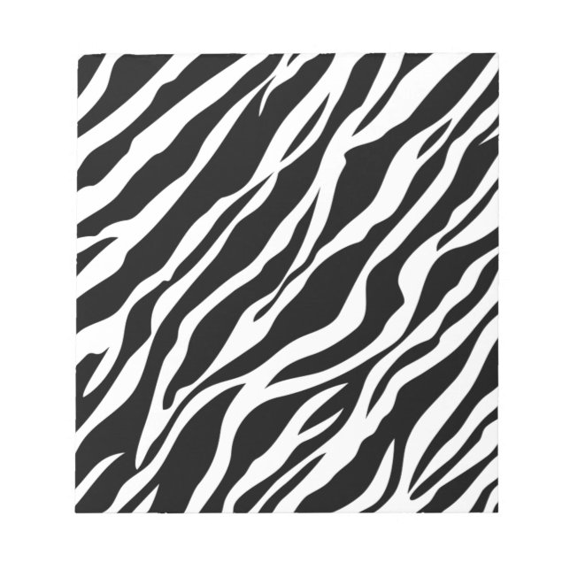 Zebra Print Notepad (Front)