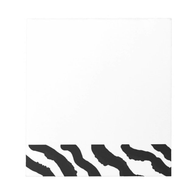 Zebra Print Notepad (Front)