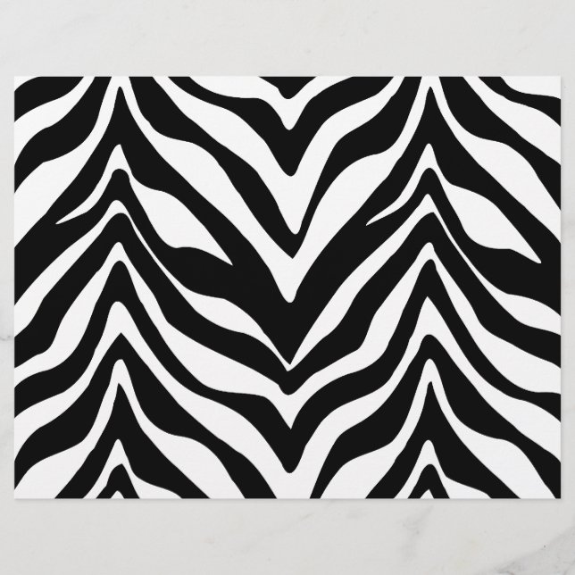 Zebra Print Party Paper (Front)