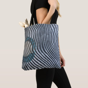 Zebra Print Pattern African Art Tote Bag
