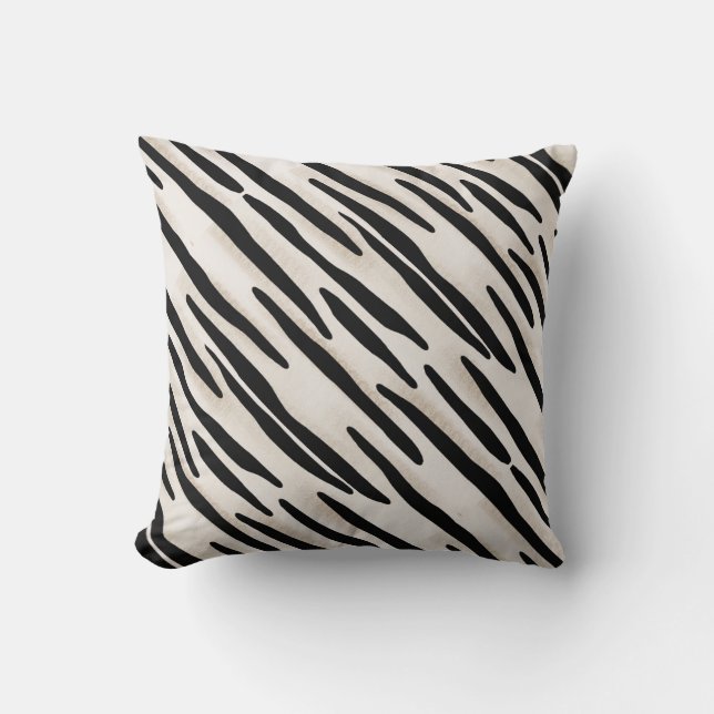 Zebra print pillow coordinates (Front)