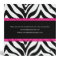 Zebra Print Pink Lace Monogram 1.5 in. Binder