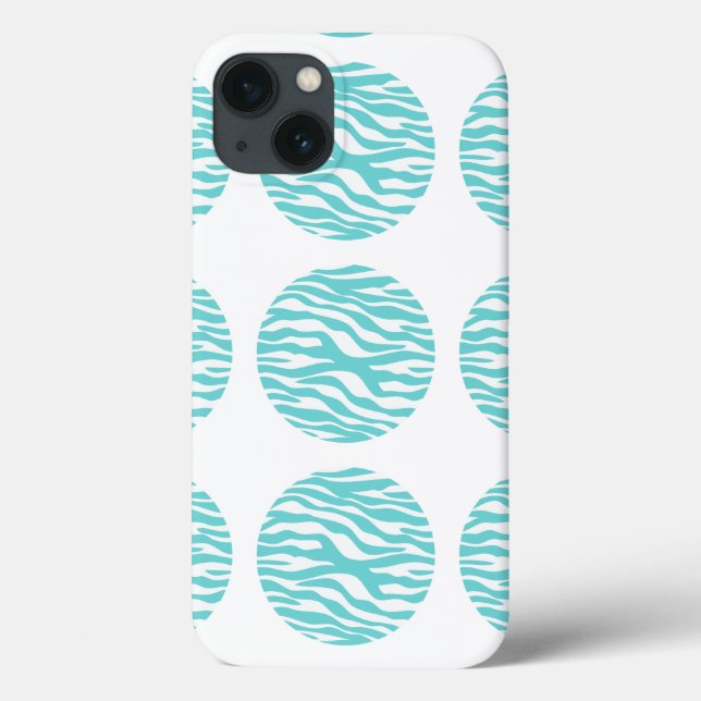 Zebra Print Pois iPad BT Coque (Verso)