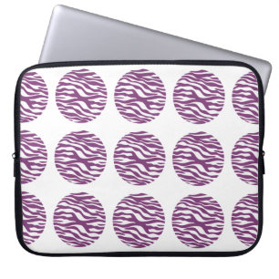 Zebra Print Polka Dots Electronics Sleeve