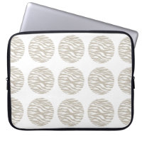 Zebra Print Polka Dots Electronics Sleeve