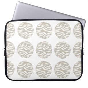 Zebra Print Polka Dots Electronics Sleeve