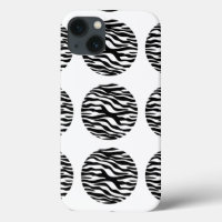 Zebra Print Polka Dots iPad BT Case
