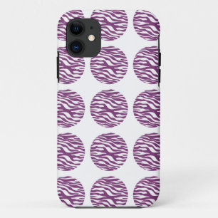 Zebra Print Polka Dots iPhone 5 Tough Xtreme Case