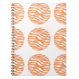 Zebra Print Polka Dots Notebook