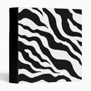 Zebra Print Scrapbook Binder