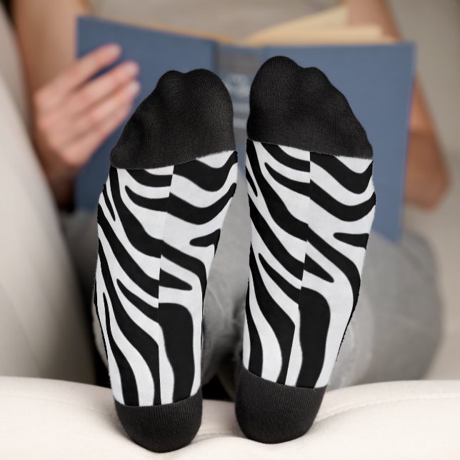 Zebra print socks (Bottom)