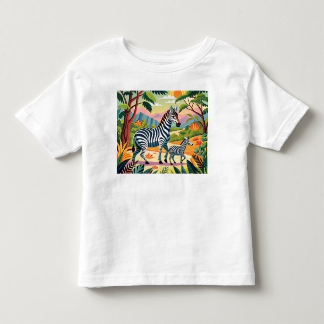 Zebra print t-shirt (Front)