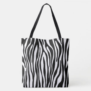 Zebra Print Tote Bag