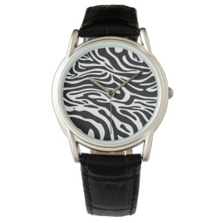 Zebra print  watch