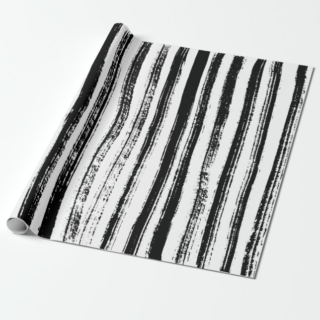 Zebra print wrapping paper (Unrolled)