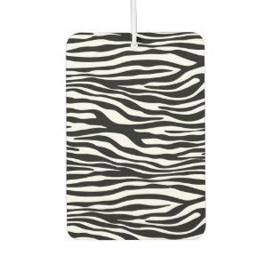 Zebra Print, Zebra Stripes, Black And White Air Freshener