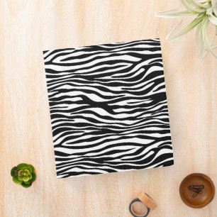 Zebra Print, Zebra Stripes, Black And White Binder