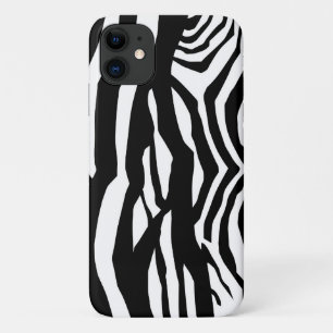 Zebra Print, Zebra Stripes, Black And White iPhone 11 Case