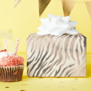 Zebra prints, Jungle Safari animals themed  Wrapping Paper