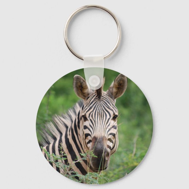 Zebra profile keychain (Front)