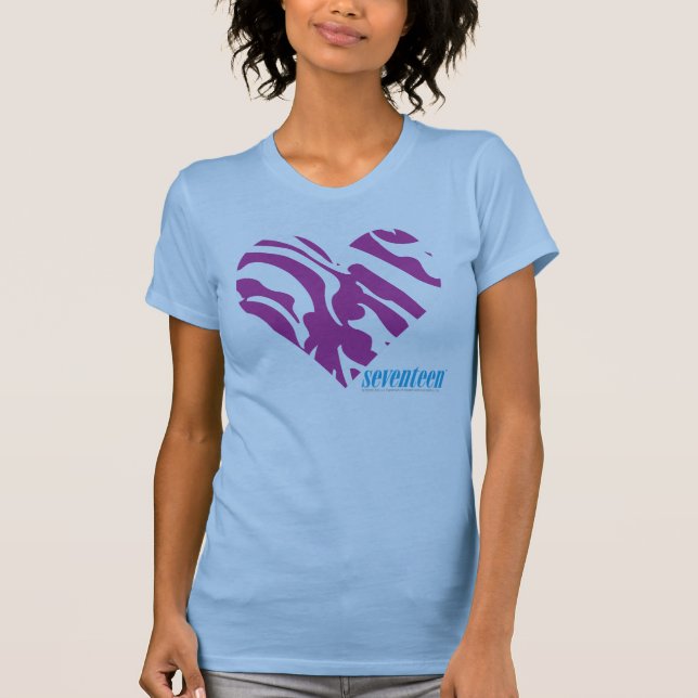 Zebra Purple 2 T-Shirt (Front)