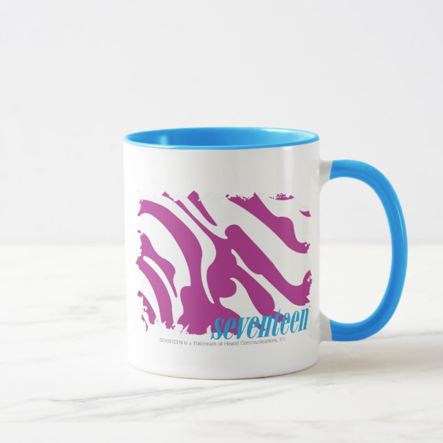 Zebra Purple 3 Mug (Right)