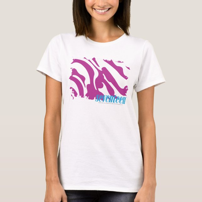 Zebra Purple 3 T-Shirt (Front)